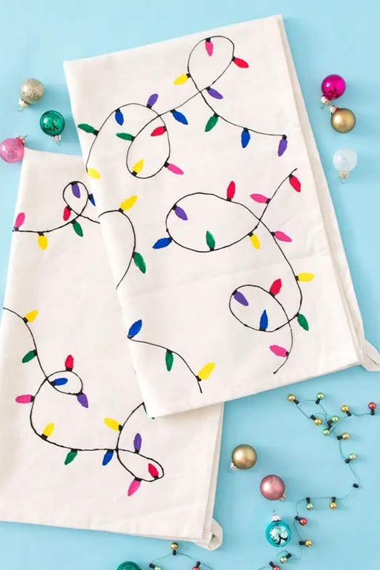 Picture of DIY Christmas Light Towels