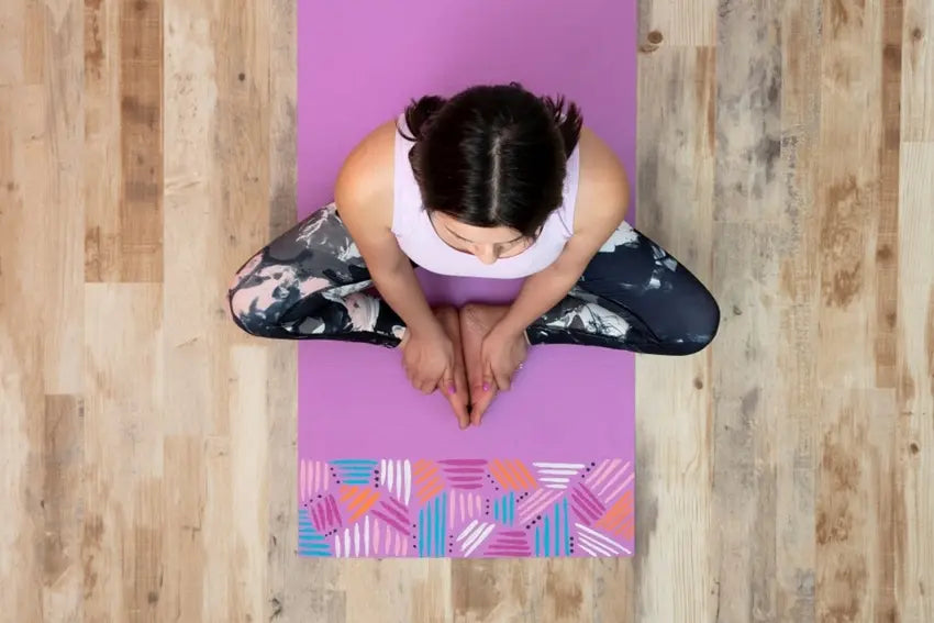 DIY Custom Painted Yoga Mat – Tulip Color Crafts