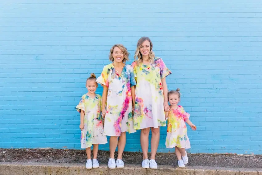 Mommy and Me Tie-Dye Dresses  Tulip Color Crafts