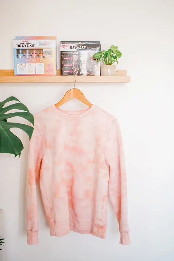 DIY Colorful Reverse Tie Dye Sweatshirt Tulip Color Crafts