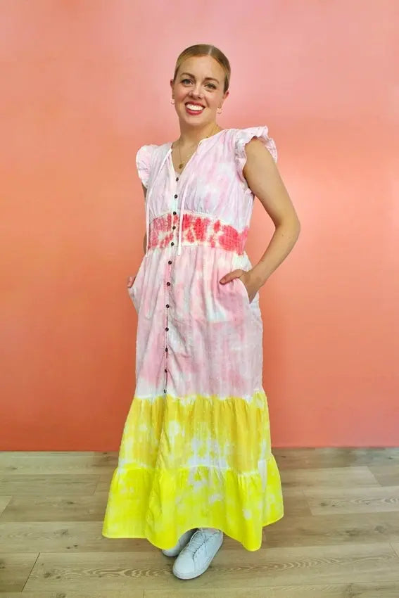 Tie-Dye Maxi Dress for Summer – Tulip Color Crafts