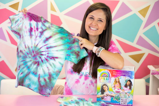 Unique Tie-Dye Patterns with the Tulip Spin Art Tie-Dye Studio