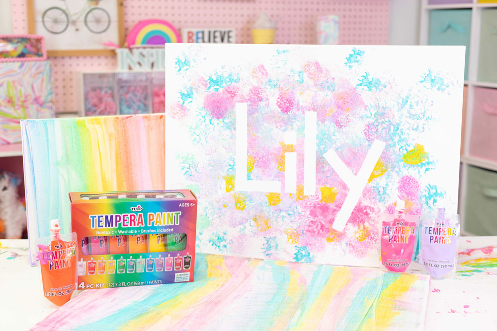 Three Easy Tempera Paint Techniques for Kids