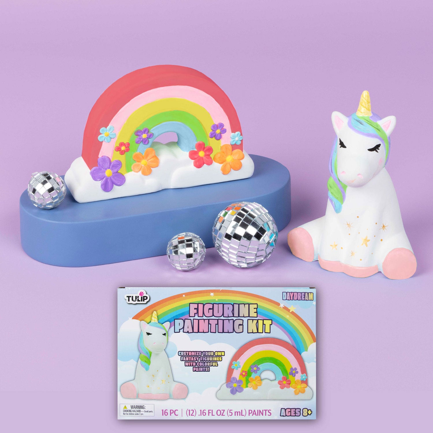 How to Paint Plaster Figurines with the Tulip Daydream Figurine Painti Tulip Color Crafts