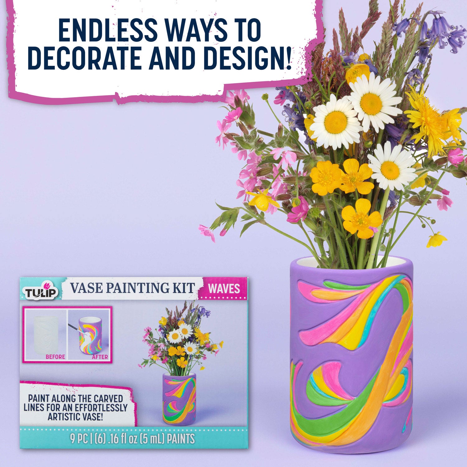 How to Create a Custom Vase with the Tulip Vase Painting Kit Tulip