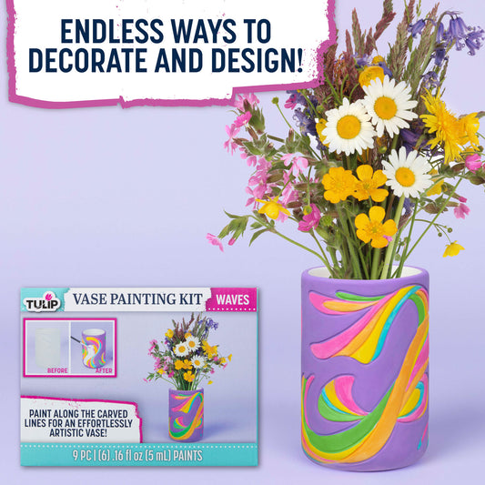 How to Create a Custom Vase with the Tulip Vase Painting Kit