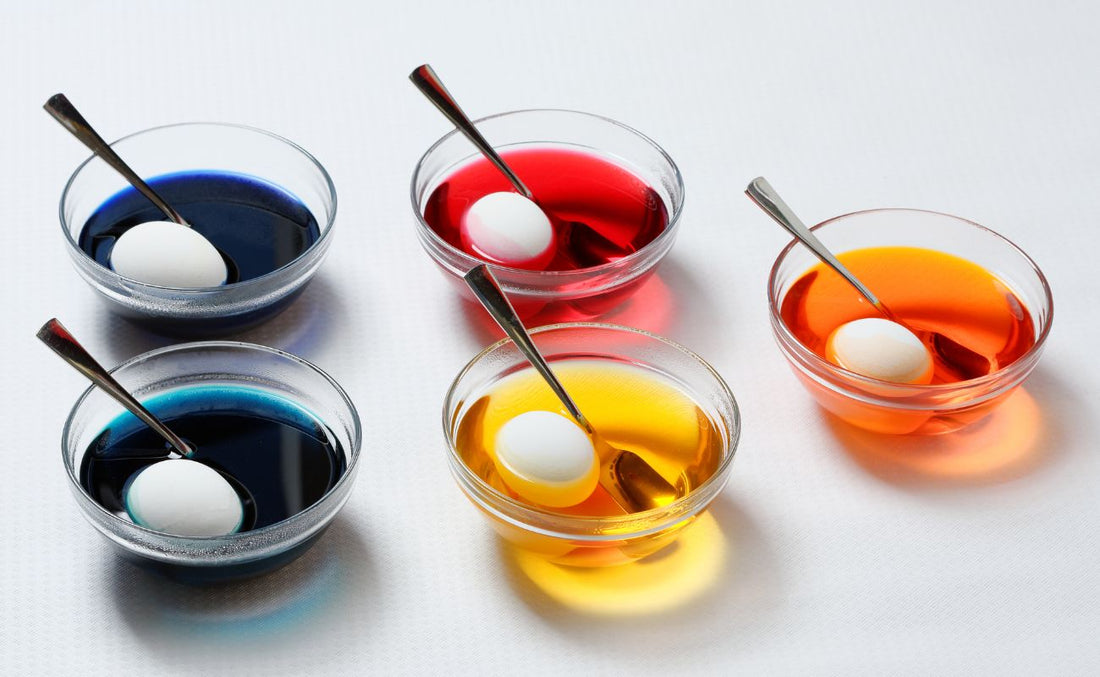 Can you dye Easter eggs with fabric dye?