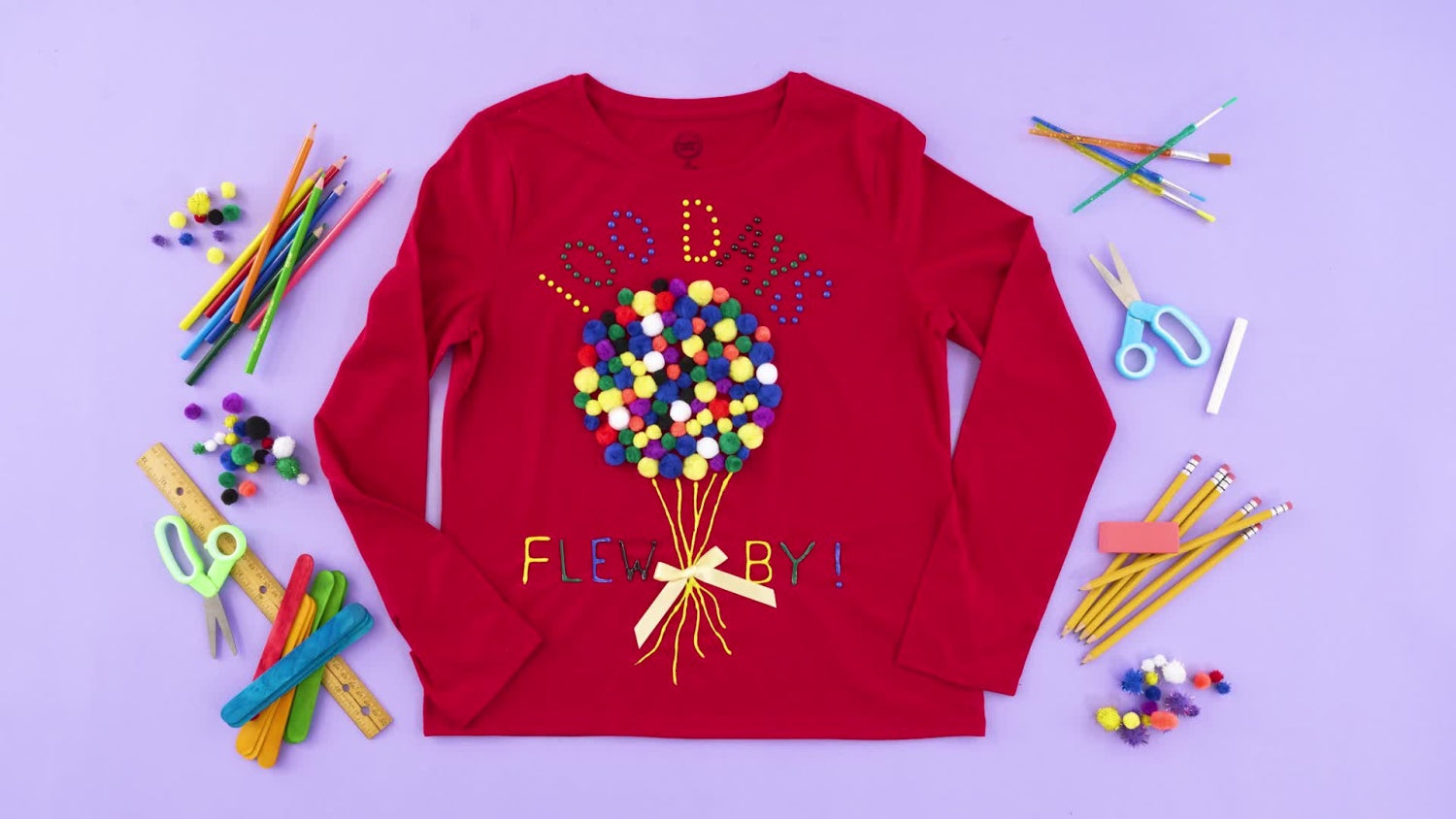 DIY 100th Day of School Shirt with 3D Dot Paint – Tulip Color Crafts