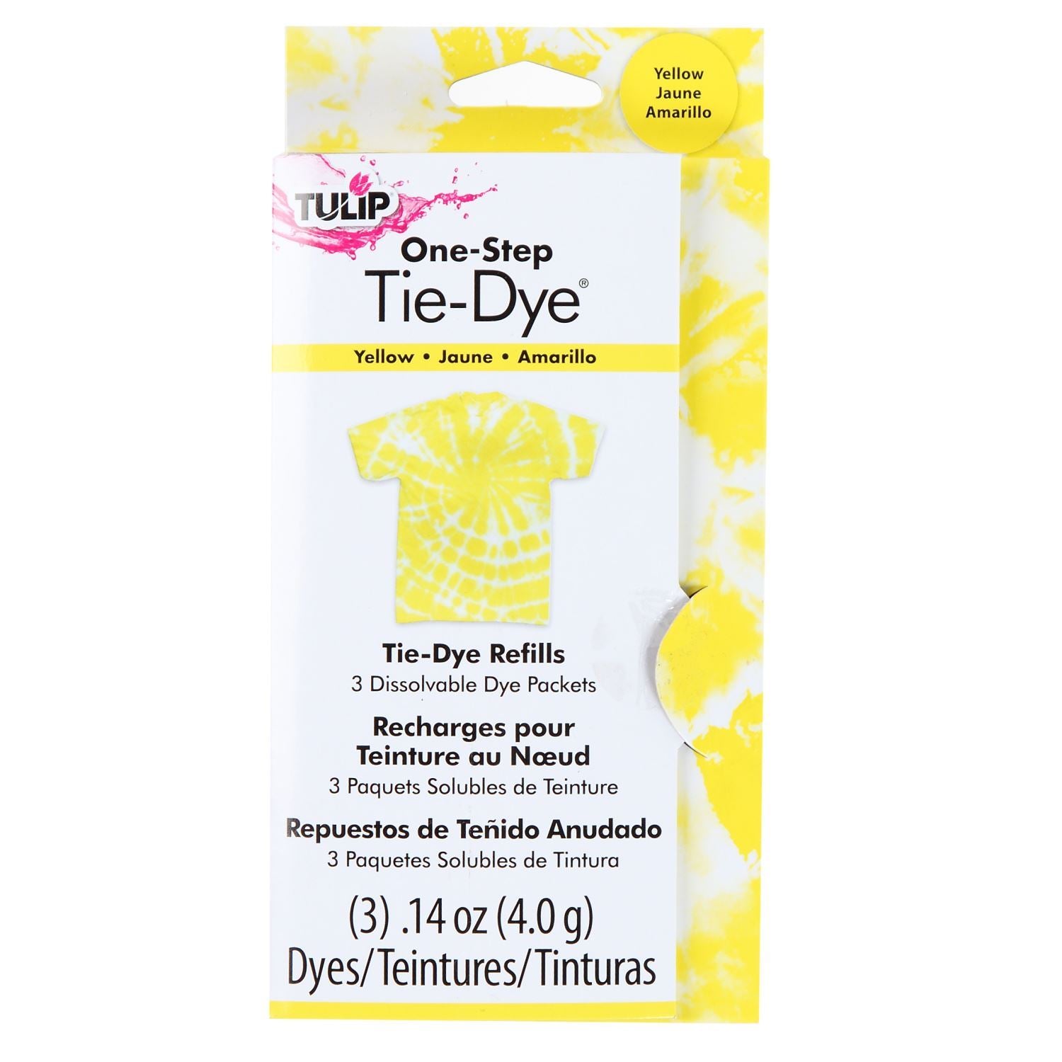 Tulip One-Step Tie-Dye Refills Yellow Tulip Tie Dye Refill Yellow