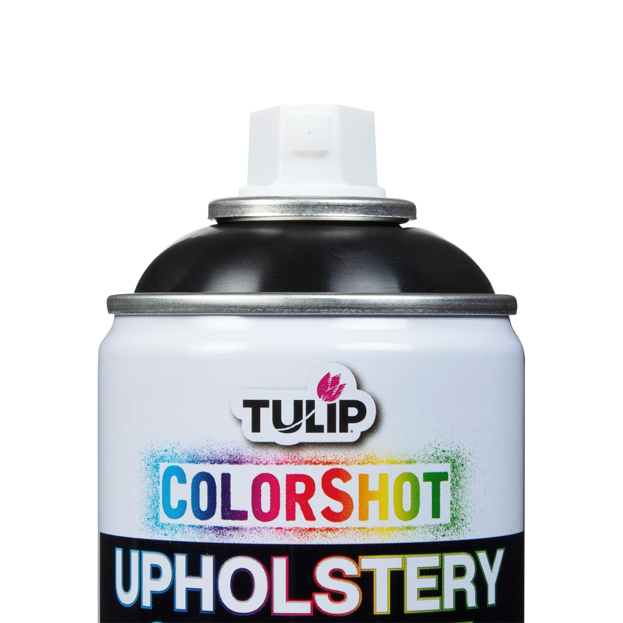 Tulip ColorShot Outdoor Fabric Upholstery Spray Onyx 4 Pack Picture of 37994 COLORSHOT OUTDOOR FABRIC SPRAY ONYX 4PK 8OZ CANS