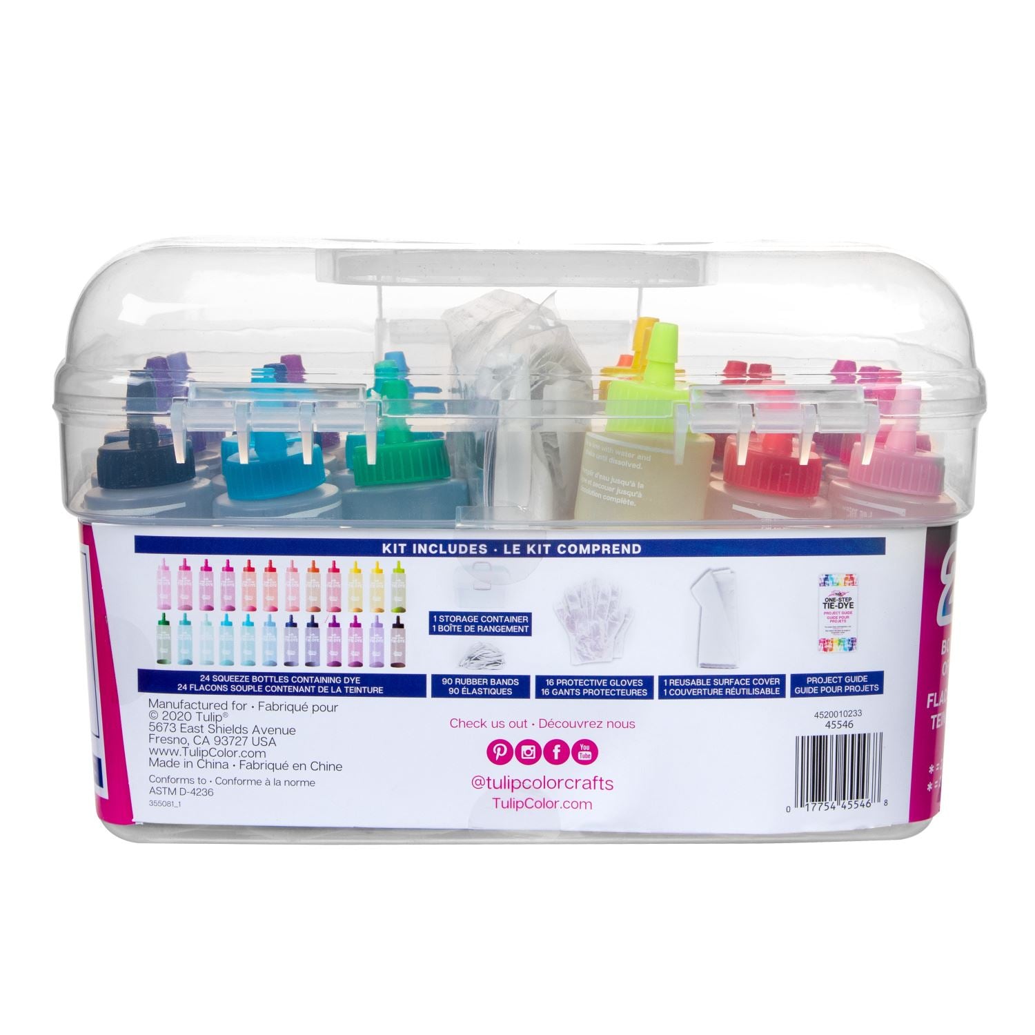 Tulip Color Spectrum Tie-Dye Tub Kit Picture of 45546 Color Spectrum One-Step Tie-Dye Tub Kit