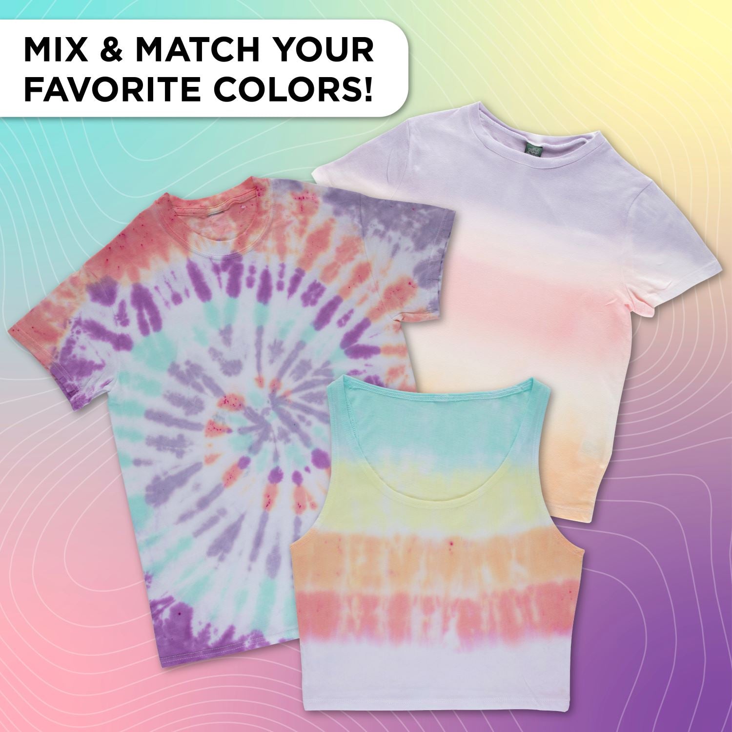 Tulip Ice Cream Shoppe 8-Color Tie-Dye Kit Picture of 44269 Tulip Ice Cream Shoppe 8-Color Tie-Dye Kit