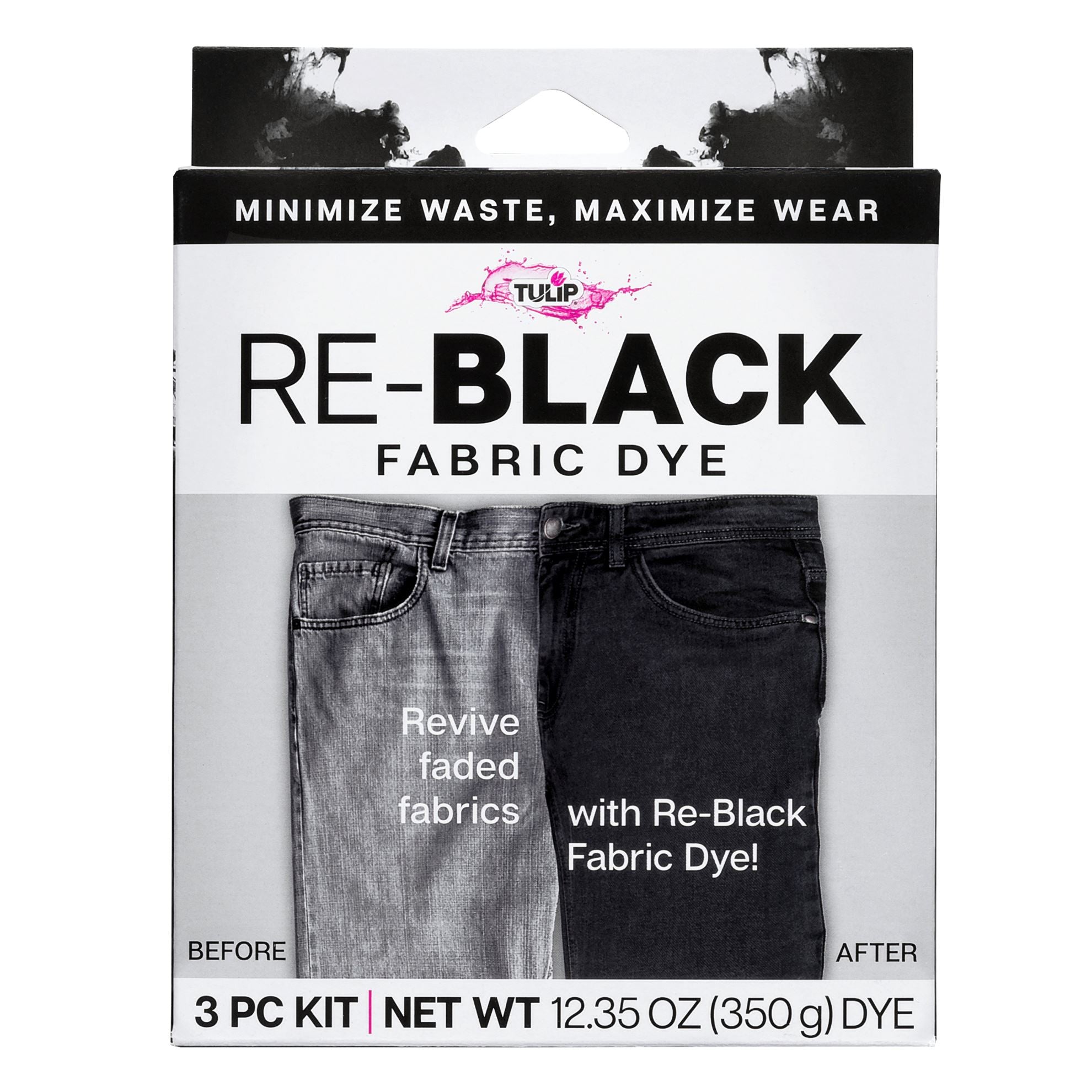 Tulip Re-Black Fabric Dye Kit – Tulip Color Crafts