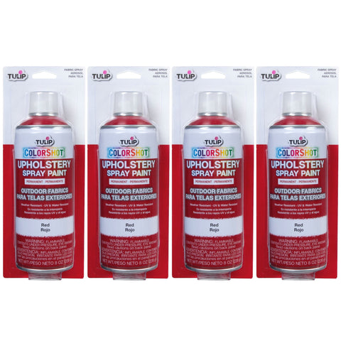 Picture of 37988 ColorShot Outdoor Fabric Upholstery Spray Red 4 Pack Picture of 37988 ColorShot Outdoor Fabric Upholstery Spray Red 4 Pack