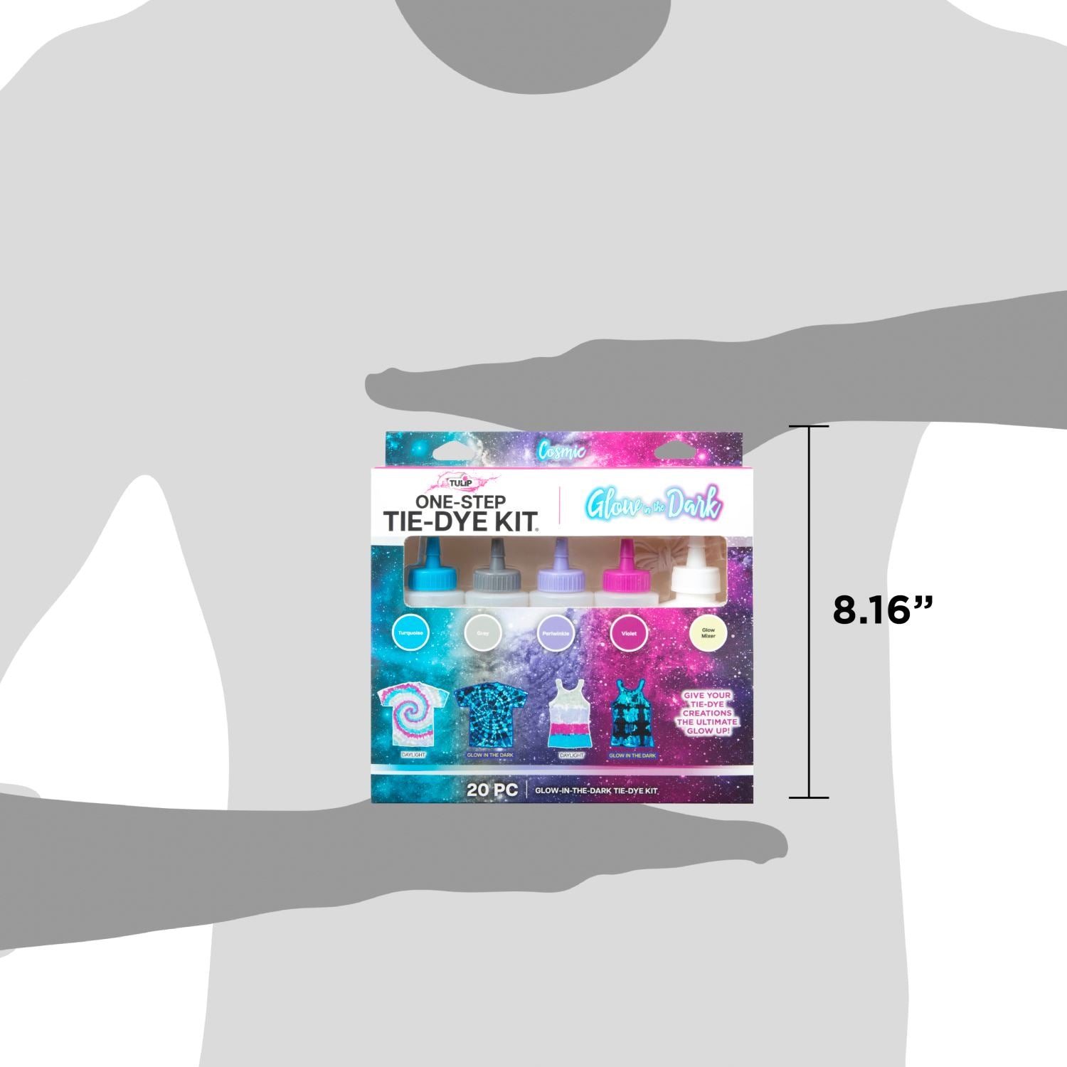 Tulip Glow in the Dark Cosmic 4-Color Tie-Dye Kit Picture of 48207 Tulip Glow in the Dark Cosmic 4-Color Tie-Dye Kit