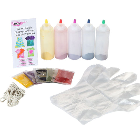 Rainbow 5-Color Tie-Dye Kit Content Rainbow 5-Color Tie-Dye Kit Content