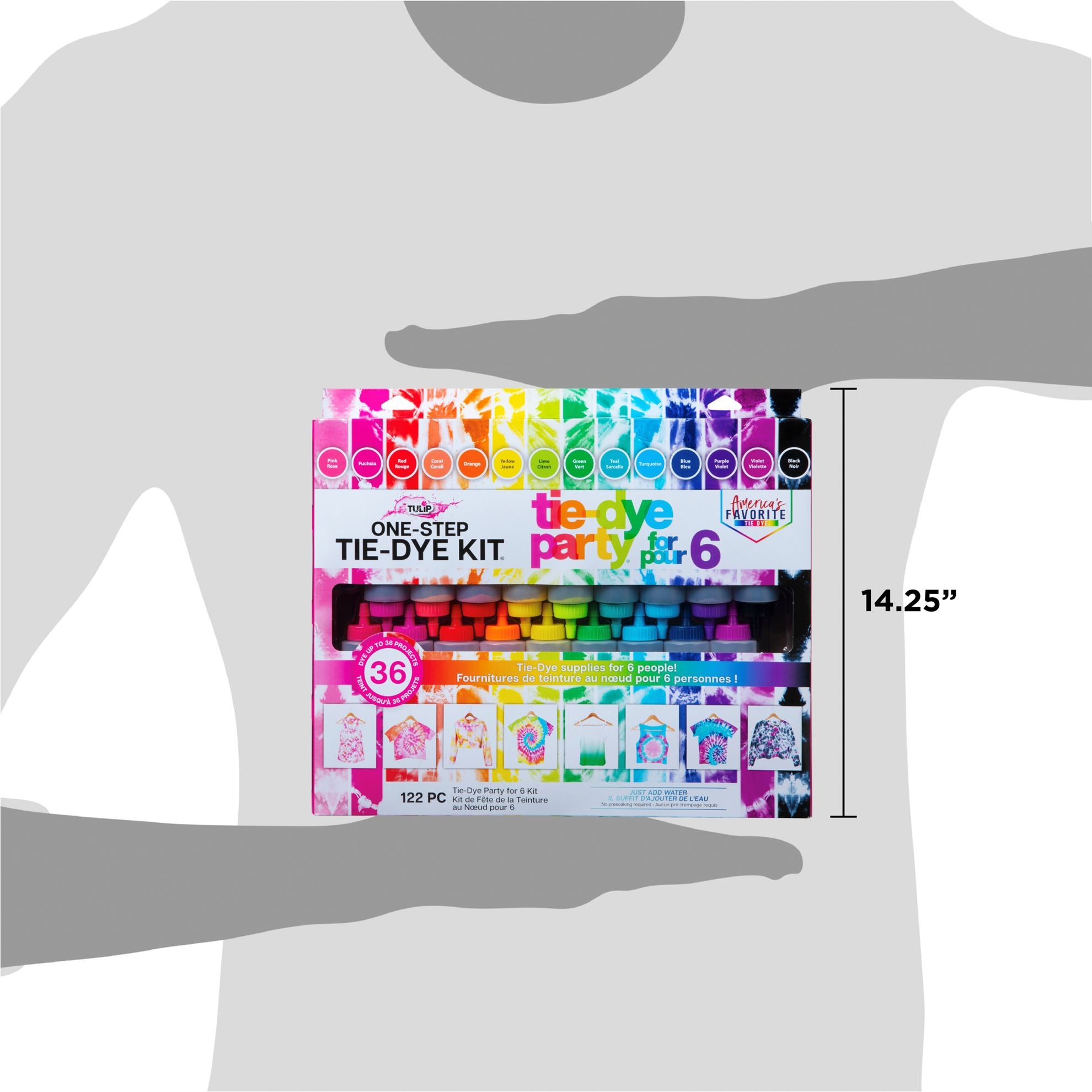 Tulip Tie-Dye Party 18-Color Tie-Dye Kit Picture of 32378 Tulip Tie-Dye Party 18-Color Tie-Dye Kit