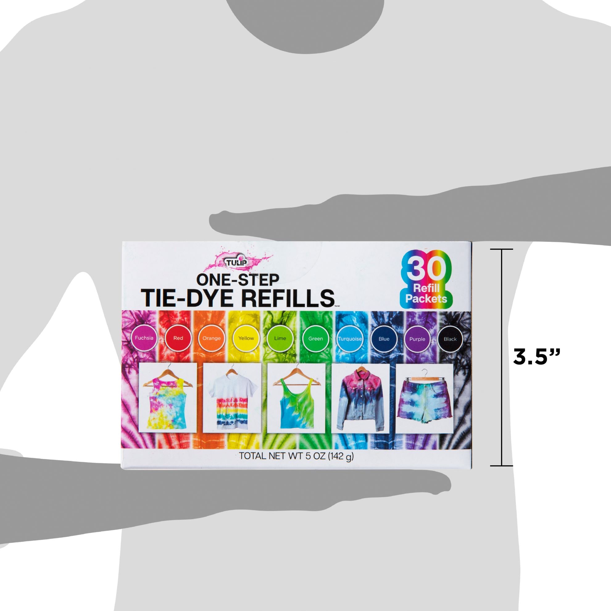 Tulip Tie-Dye Refills Rainbow 30 Pack Picture of 45597 Tulip Tie-Dye Refills Rainbow 30 Pack