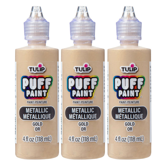 Picture of 48827                               TULIP DIMENSIONAL FABRIC PAINT 3PK METALLIC GOLD