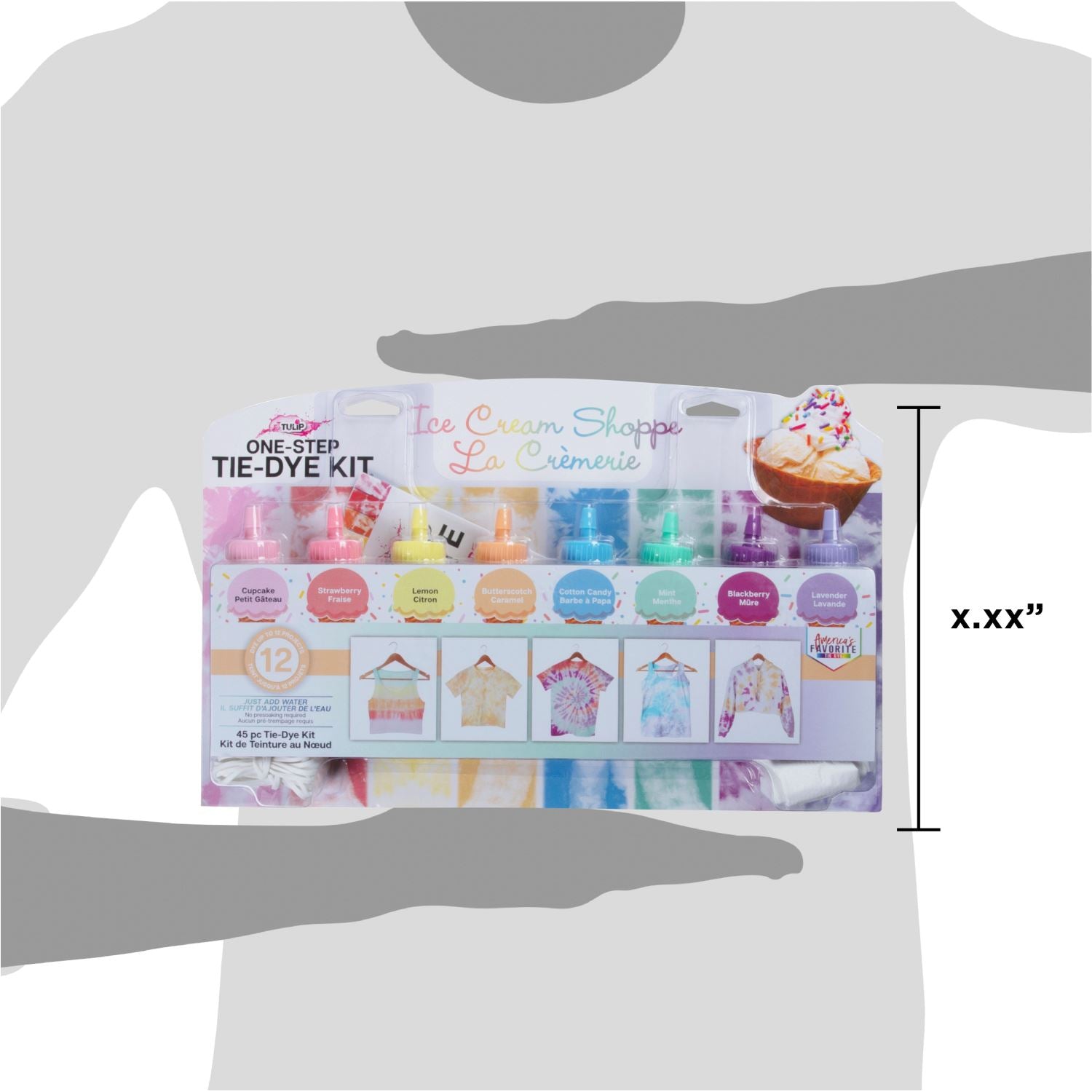 Tulip Ice Cream Shoppe 8-Color Tie-Dye Kit Picture of 44269 Tulip Ice Cream Shoppe 8-Color Tie-Dye Kit