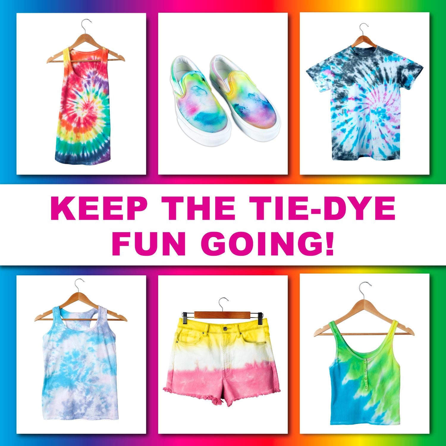 Tulip Color Spectrum Tie-Dye Tub Kit Picture of 45546 Color Spectrum One-Step Tie-Dye Tub Kit