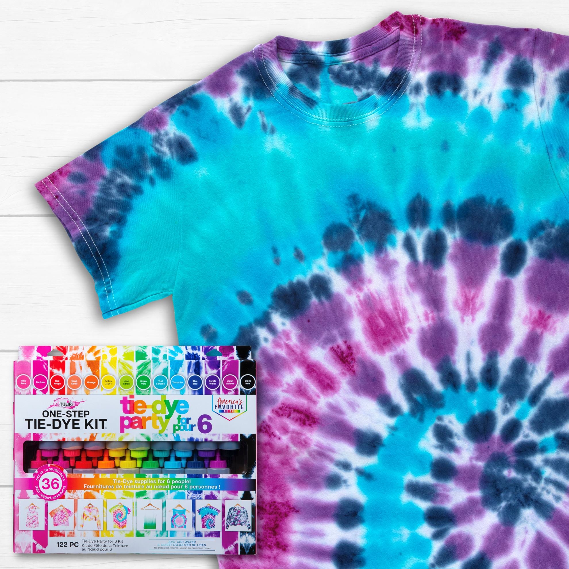 Tulip Tie-Dye Party 18-Color Tie-Dye Kit Picture of 32378 Tulip Tie-Dye Party 18-Color Tie-Dye Kit