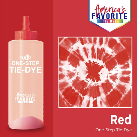 Tulip® One-Step Tie Dye Mini Kit Patriot - red bottle swatch Tulip® One-Step Tie Dye Mini Kit Patriot - red bottle swatch
