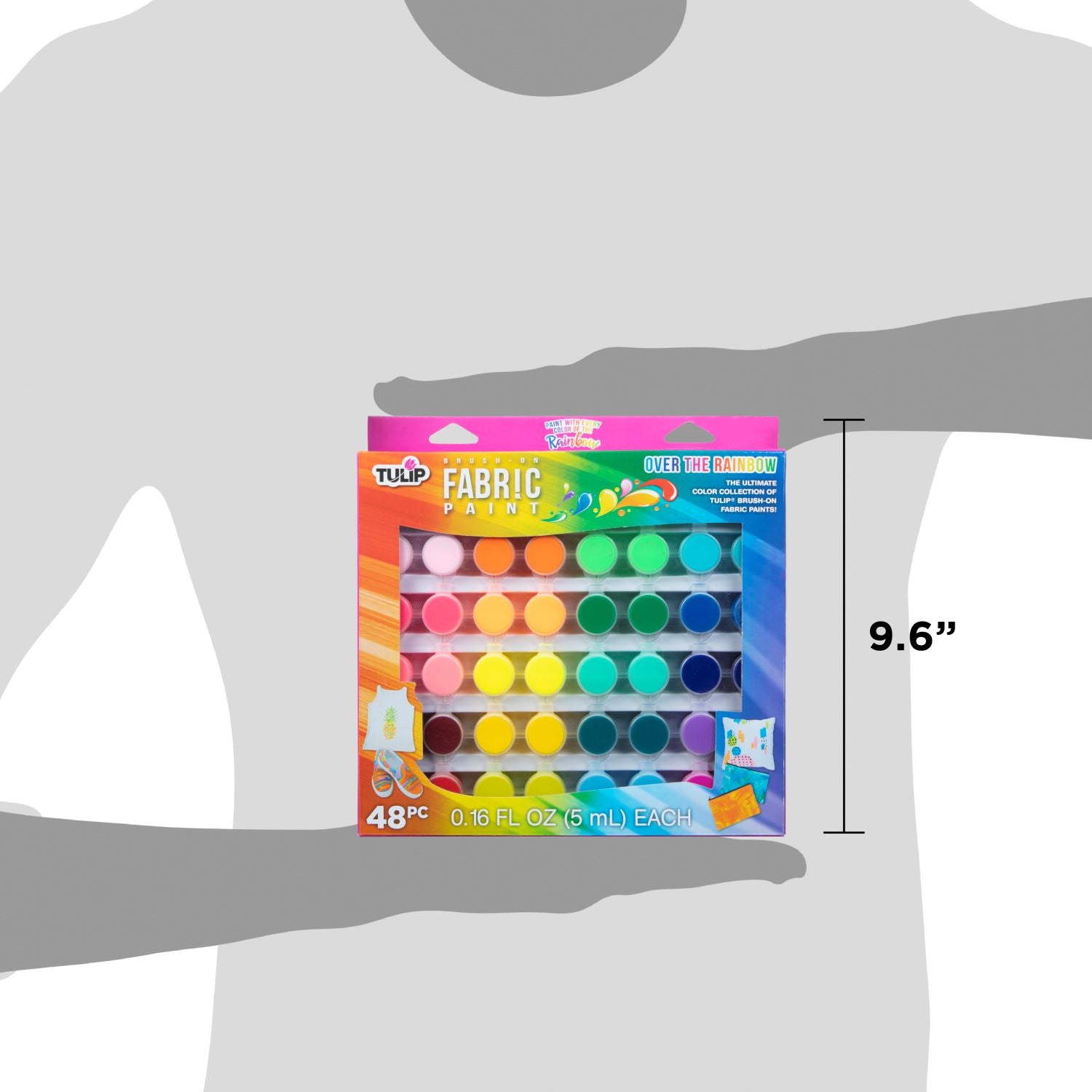 Tulip Brush-On Fabric Paint Over The Rainbow 48 Pack Picture of 47904 Tulip Brush-On Fabric Paint Over The Rainbow 48 Pack