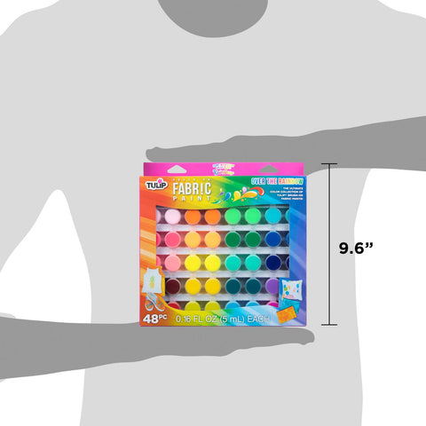Picture of 47904 Tulip Brush-On Fabric Paint Over The Rainbow 48 Pack Picture of 47904 Tulip Brush-On Fabric Paint Over The Rainbow 48 Pack