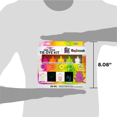 Picture of 46021 Tulip Glow-in-the-Dark 5-Color 20-Pc. Tie-Dye Kit Picture of 46021 Tulip Glow-in-the-Dark 5-Color 20-Pc. Tie-Dye Kit