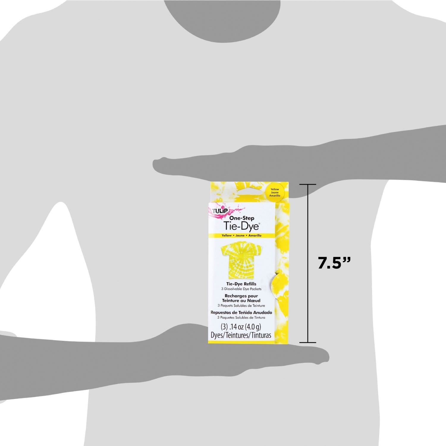Tulip One-Step Tie-Dye Refills Yellow Picture of 29036 One-Step Tie-Dye Refill Yellow