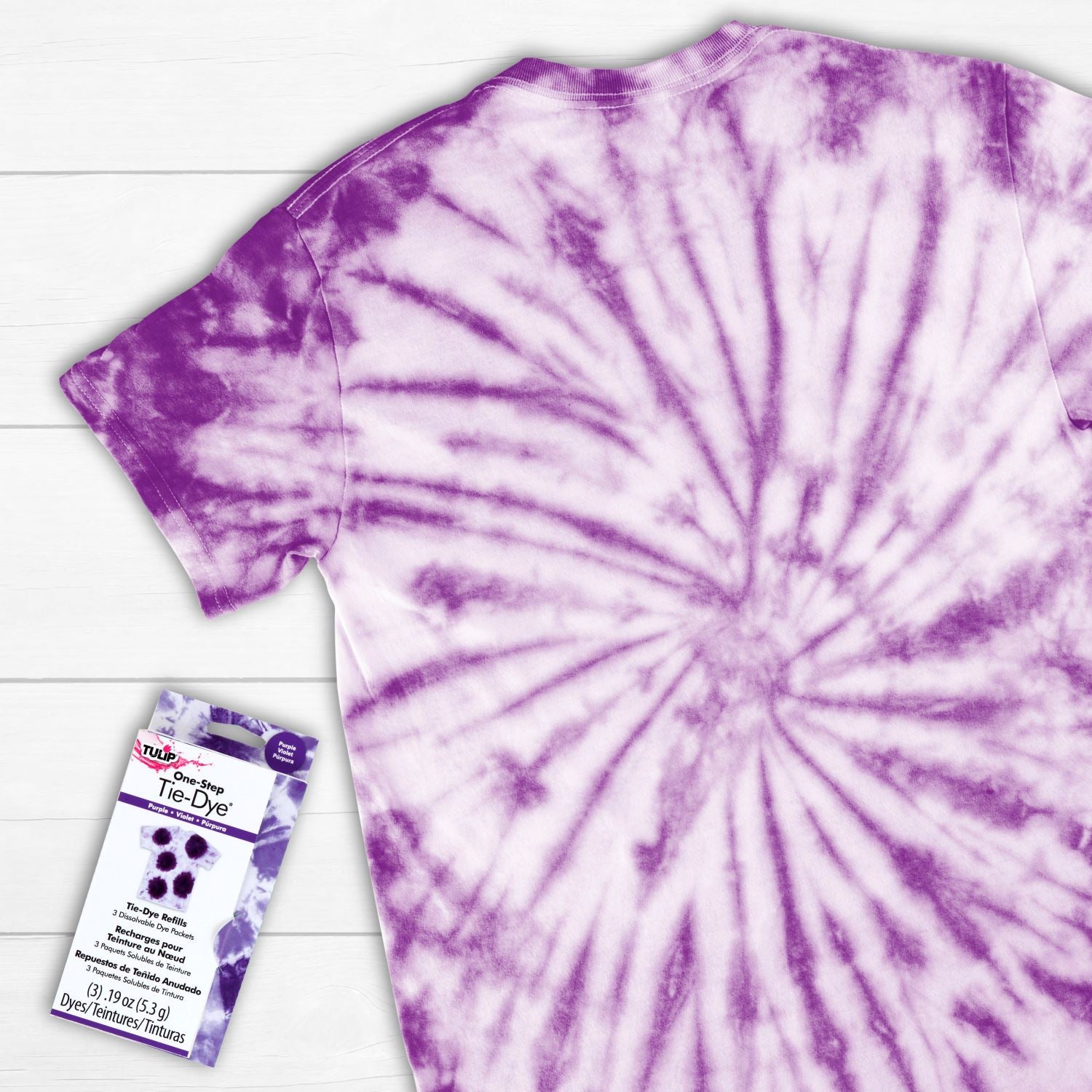Tulip One-Step Tie-Dye Refills Purple Picture of 29040 One-Step Tie-Dye Refills Purple
