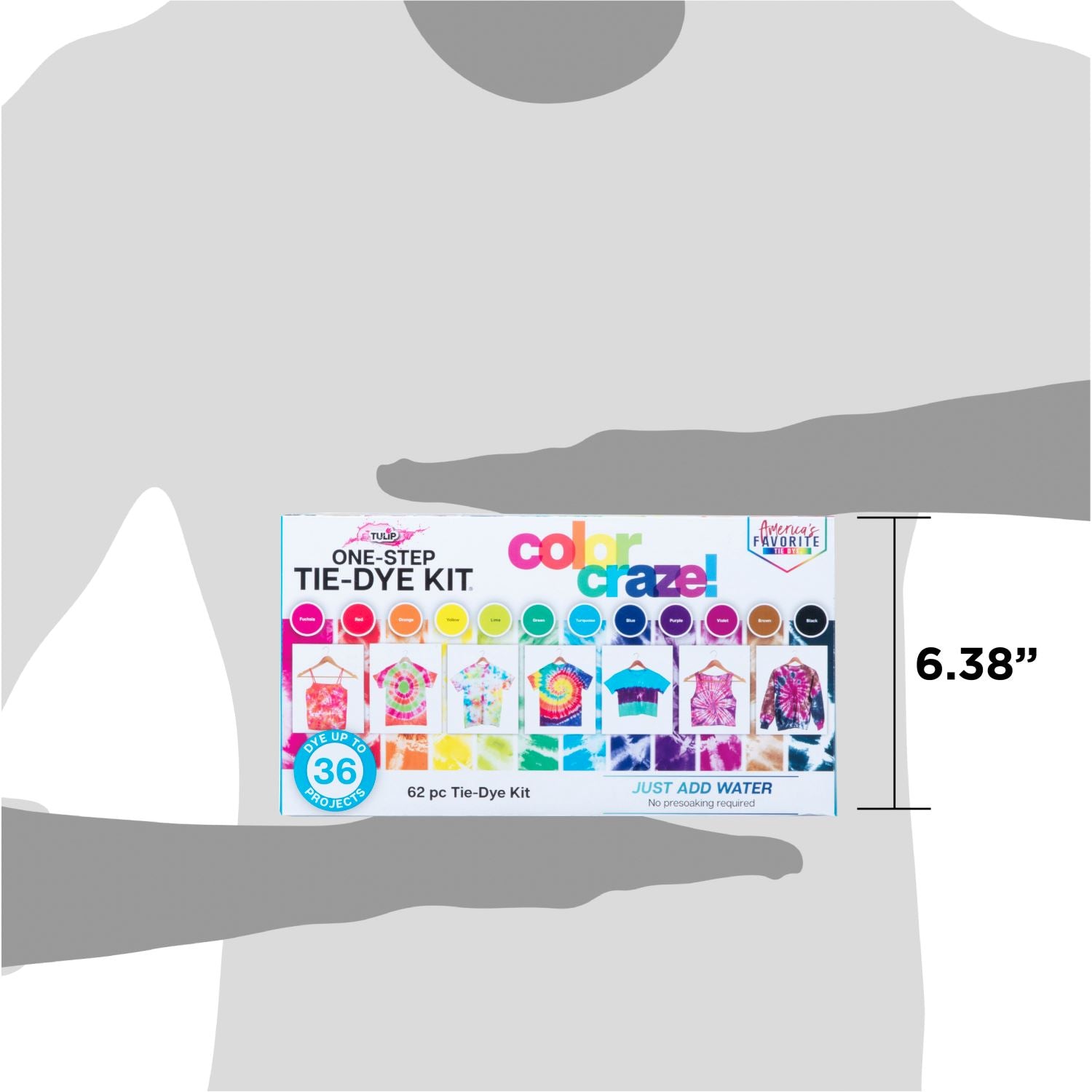 Tulip Color Craze! 12-Color Tie-Dye Kit Picture of 46945 Tulip Color Craze! 12-Color Tie-Dye Kit