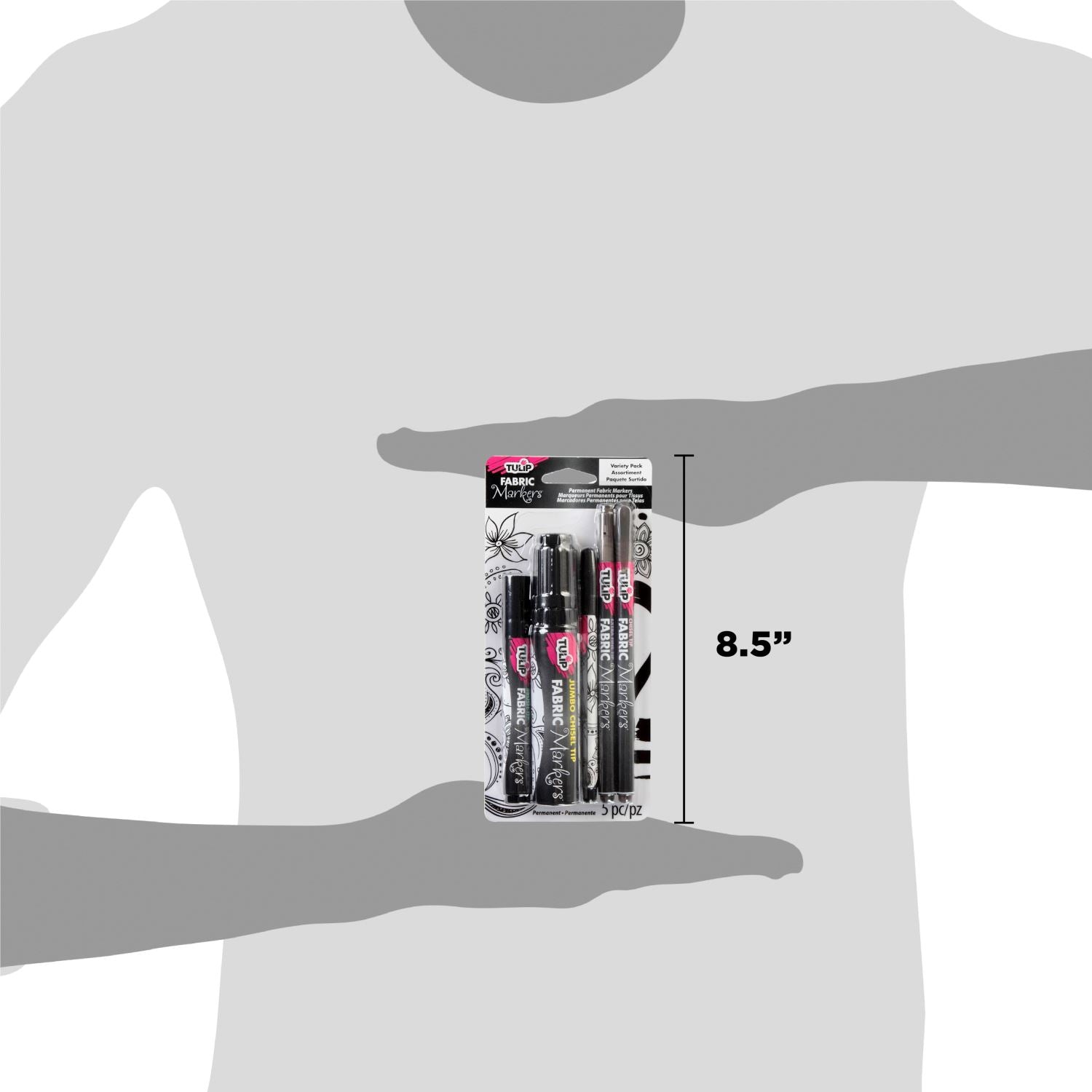 Tulip Fabric Markers Black Variety 5 Pack Picture of 33702 Tulip Fabric Markers Black Variety 5 Pack