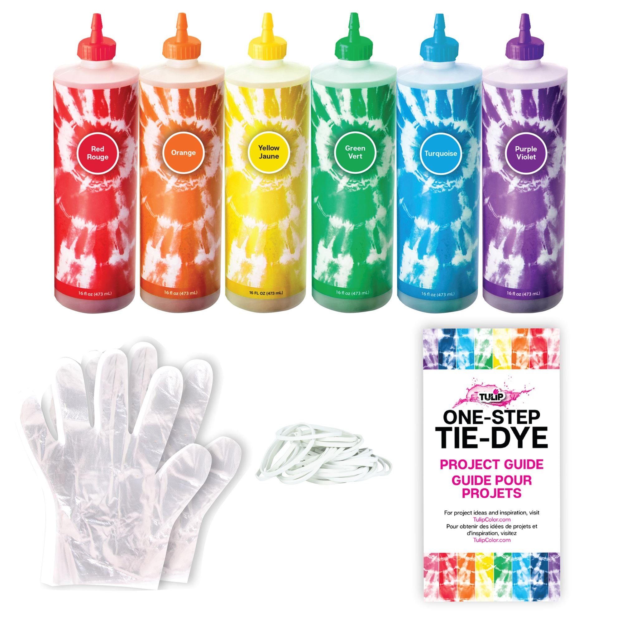 Tulip Party Pack 16 fl. oz. 6-Color Tie-Dye Kit Picture of 34726 Tulip Party Pack 16 fl. oz. 6-Color Tie-Dye Kit