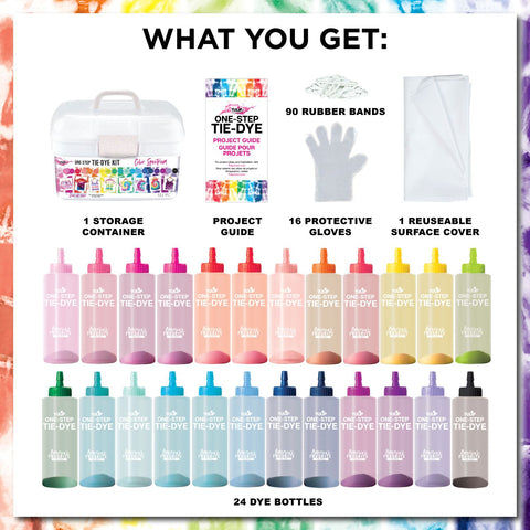 Picture of 45546 Color Spectrum One-Step Tie-Dye Tub Kit Picture of 45546 Color Spectrum One-Step Tie-Dye Tub Kit