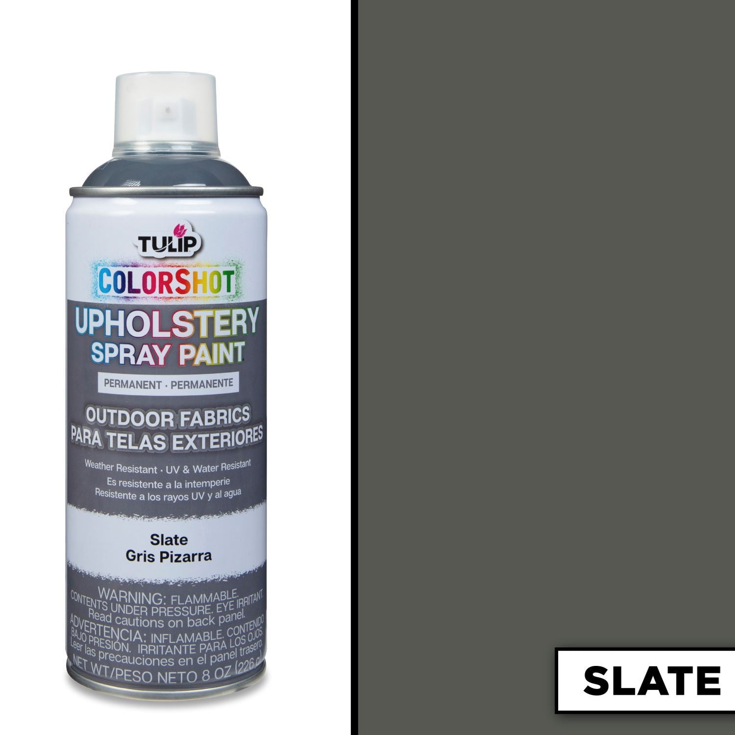 Tulip ColorShot Outdoor Fabric Upholstery Spray Slate 4 Pack Picture of 37991 ColorShot Outdoor Fabric Upholstery Spray Slate 4 Pack