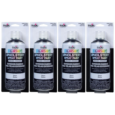 Picture of 37994 COLORSHOT OUTDOOR FABRIC SPRAY ONYX 4PK 8OZ CANS Picture of 37994 COLORSHOT OUTDOOR FABRIC SPRAY ONYX 4PK 8OZ CANS