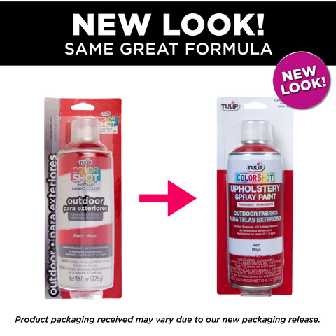 Picture of 37988 ColorShot Outdoor Fabric Upholstery Spray Red 4 Pack Picture of 37988 ColorShot Outdoor Fabric Upholstery Spray Red 4 Pack