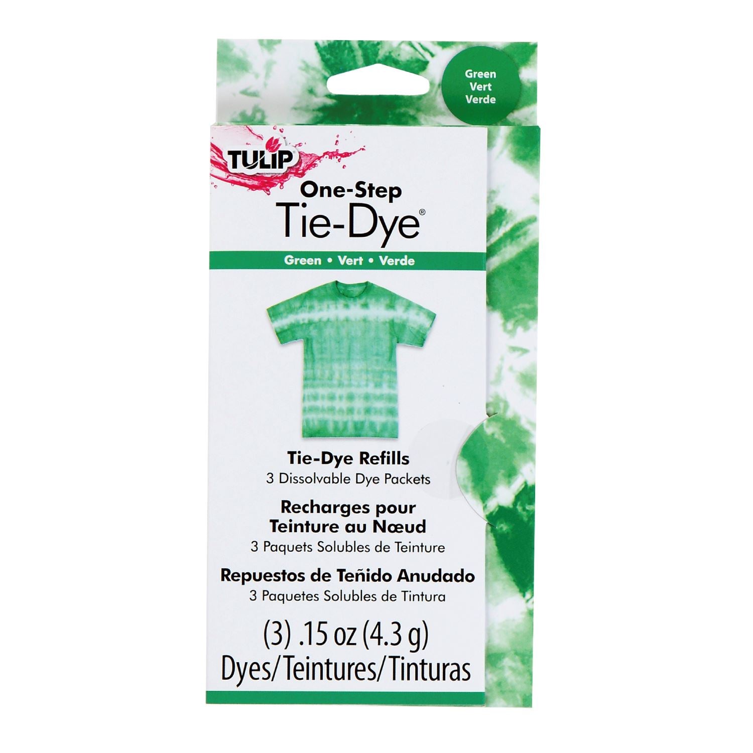 Tulip One-Step Tie-Dye Refills Green Picture of 29033 One-Step Tie-Dye Refills Green