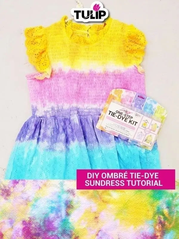 DIY Ombré Tie-Dye Sundress Tutorial