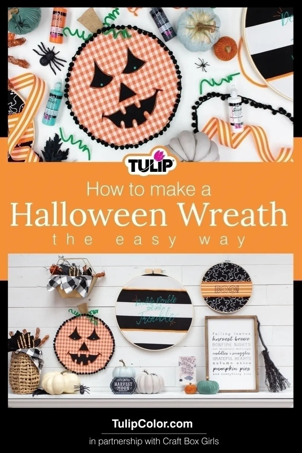How to Make a Halloween Wreath the Easy Way