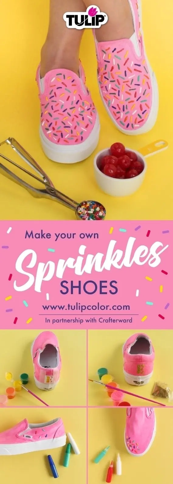 Summer Craft Idea: Tulip Sprinkles Shoes