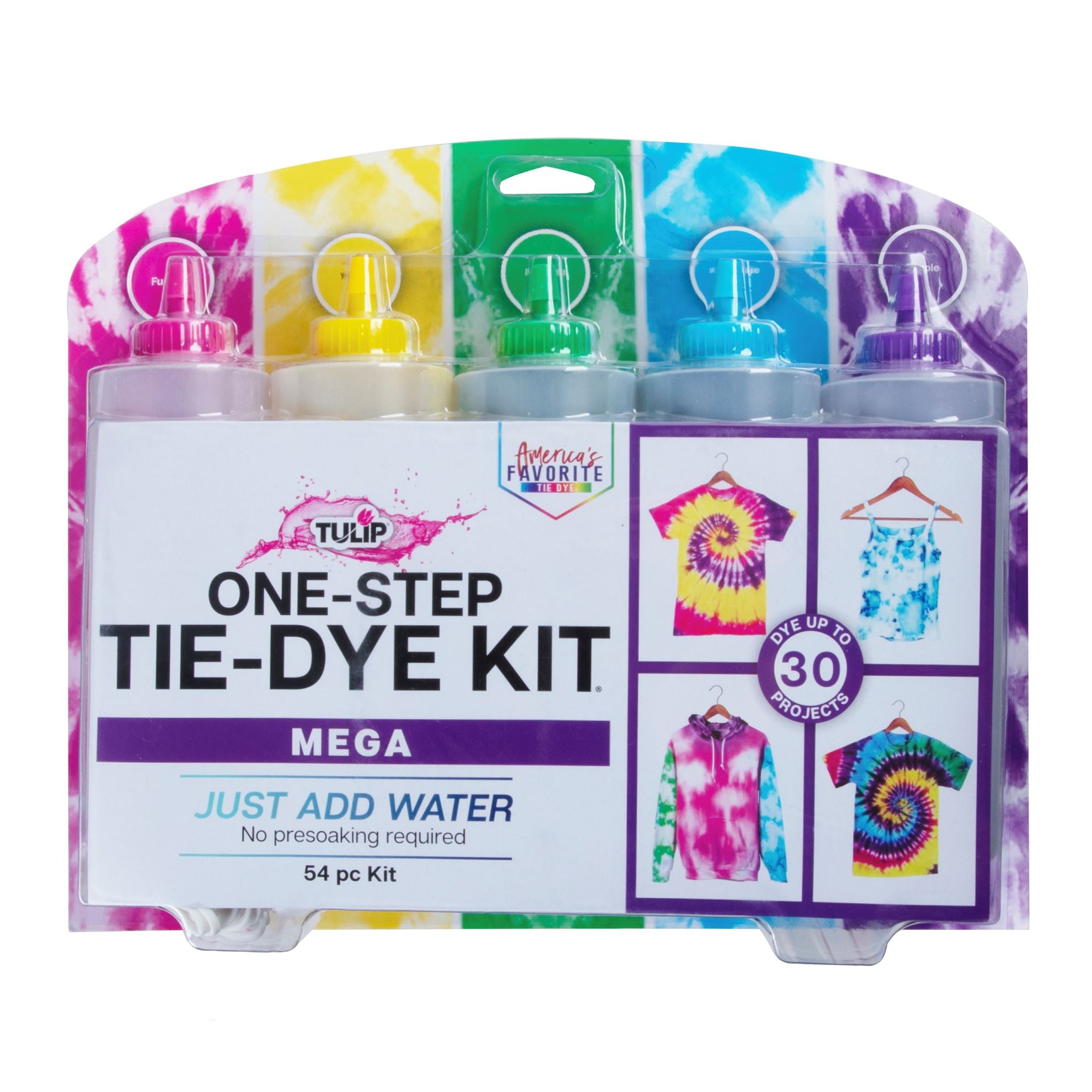 Tulip® Mega 5-Color Tie-Dye Kit Picture of 32264 Tulip® Mega Tie-Dye Kit