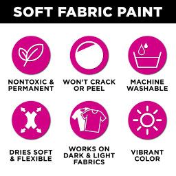 Picture of 26534 Tulip Brush-On Fabric Paint Linen Matte 4 fl. oz. Picture of 26534 Tulip Brush-On Fabric Paint Linen Matte 4 fl. oz.