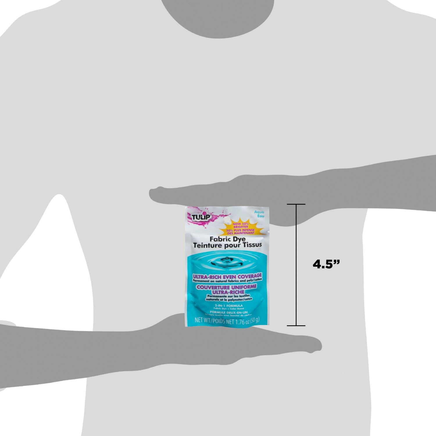 Tulip Permanent Fabric Dye Aqua Picture of 42742 Tulip® Fabric Dye 2-N-1 Formula Aqua