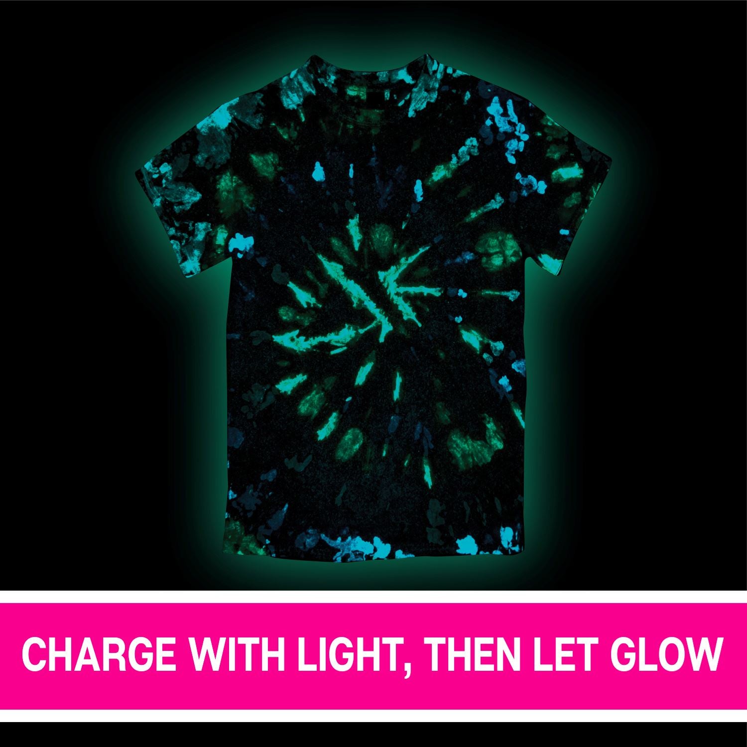 Tulip Glow-in-the-Dark 4-Color Tie-Dye Kit Picture of 46021 Tulip Glow-in-the-Dark 5-Color 20-Pc. Tie-Dye Kit
