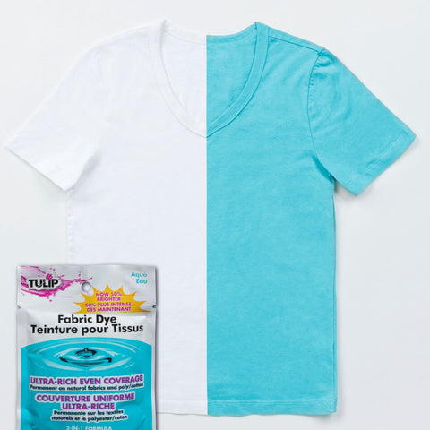 Picture of 42742 Tulip® Fabric Dye 2-N-1 Formula Aqua Picture of 42742 Tulip® Fabric Dye 2-N-1 Formula Aqua