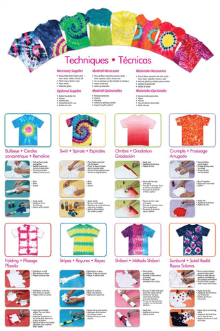 Rainbow 5-Color Tie-Dye Kit guide Rainbow 5-Color Tie-Dye Kit guide