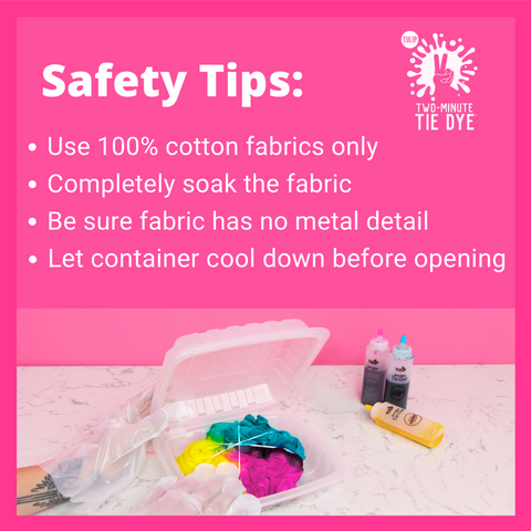 Kit Safety tips: Dump t-shirt in water, Just 100% cotton material, No metals in the Microwave  Kit Safety tips: Dump t-shirt in water, Just 100% cotton material, No metals in the Microwave